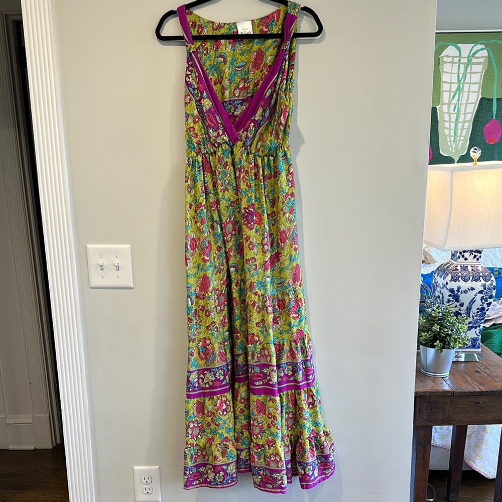 Floral SILK Maxi Dress